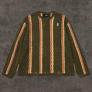 Stussy Men's Openwork Knit Sweater